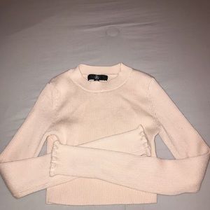 light pink long sleeve